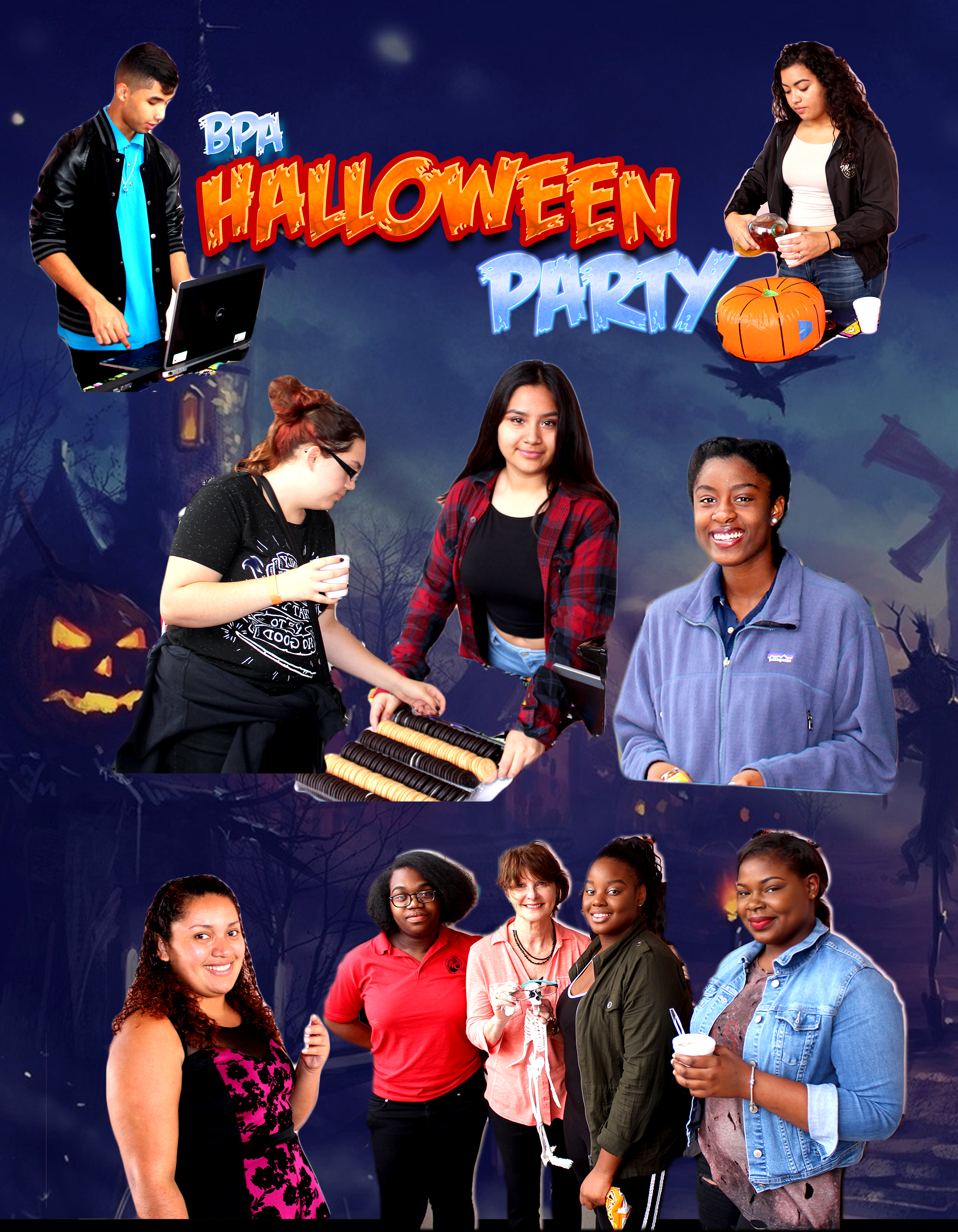 Yearbook: BPA Halloween Page